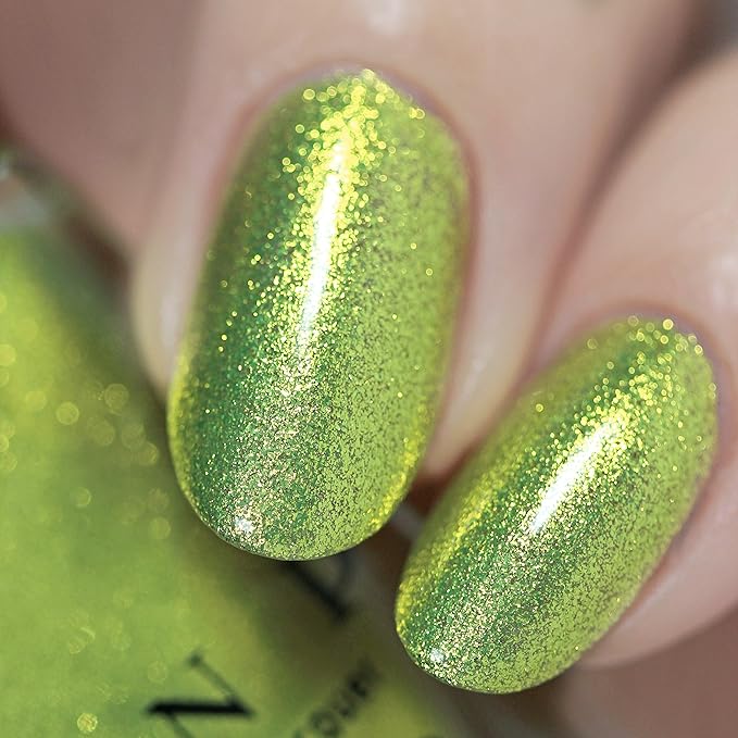 ILNP Short Circuit - Radiant Yellow-Green Ultra Metallic Bright Nail Polish