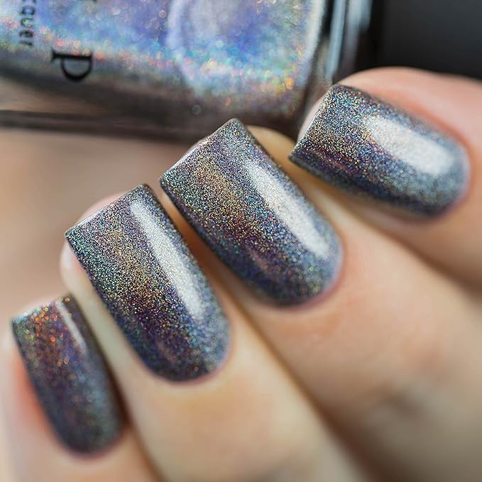 ILNP Sticks And Stones - Gauntlet Grey Ultra Holographic Nail Polish