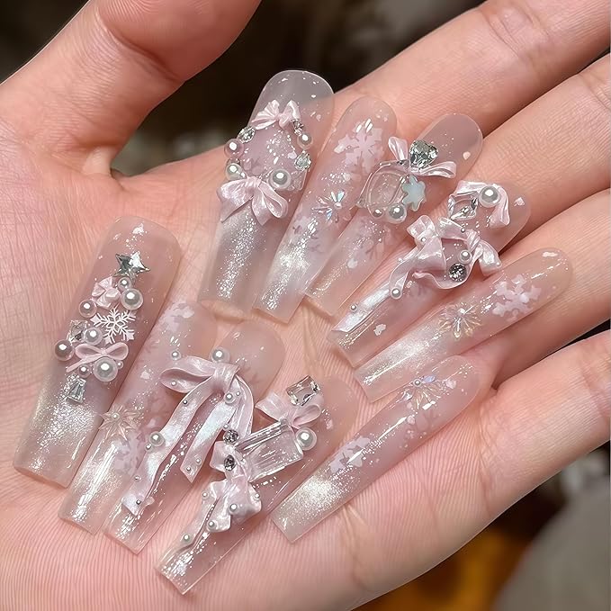 3D Silk Bow Nail Mold Multiple Shapes Bows Knot Silicone Nails Molds Accessories Gel Rosette Art Manicure Tools