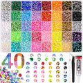 10000Pcs Resin Jelly Rhinestones for Bedazzling, 5mm Mixed-Color Flatback Gems for Diamond Art, Bedazzler Kit with 1Pcs 10ml B7000 Jewelry Glue for Crafting Crafts Book Shoes Nail Art