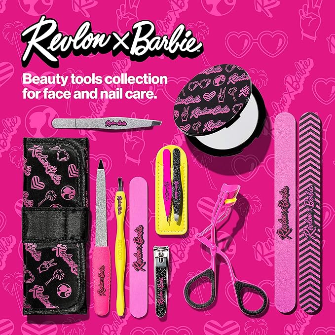 Revlon x Barbie Expert Nail Shapers, Quickly Shape and Smooth Normal to Hard Nails