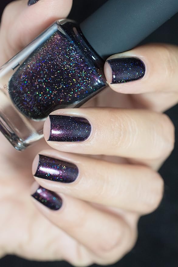 ILNP Mon Amour - Dark Purple Holographic Nail Polish