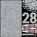 30000Pcs Resin Rhinestones for Bedazzling with 3Pcs B7000 Jewelry Glue, Silver Flatback Gems Rhinestones for Crafting, Clothing Tumblers Mugs Shoes Fabric Decor Nail Art