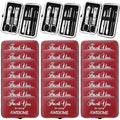Therwen 24 Sets Mother's Day Gift Manicure Set Stainless Steel Nail Clippers 8 in 1 Grooming Nail Kit Employee Appreciation Gift Professional Pedicure Tool for Women Coworker Personal Care(Race Red)