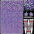 25000Pcs Resin Rhinestones with B7000 Jewelry Glue for Crafting, Dark Purple AB 2-6mm Non Hotfix Flatback Gems, Bedazzling Crystal for DIY Crafts Clothing Tumblers Mugs Shoes Fabric Decor Nail Art