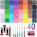 3mm Resin Rhinestones for Bedazzling Kit, Colorful Jelly Rhinestone Bedazzler Kit, Mixed Colors 3mm Flatback Gems for Diamond Art Bedazzled Nail Art DIY Crafts Phone Case Clothing (32000)