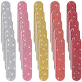 Mudder 150 Pack Mini Nail Files Bulk, Double Sided Emery Boards for Nails, Disposable Small Gift Set, Colorful Grit Emery Files Tools for Fingernails Manicure Pedicure Shaping Buffing Smoothing Cute