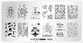 Whats Up Nails - B056 Coasting to the Sea Stamping Plate for Nail Art Design
