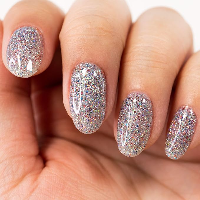 Nail DIP Powder, Glitter Color Collection, Dipping Acrylic For Any Kit or System by DipWell (GL - 16)