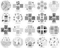 Winstonia Nail Art Stamping Plate 20 pcs Bundle Set Manicure Decoration Templates - Water-marbling, Floral, Galaxy, Fantasy, Lace, Pandas and more
