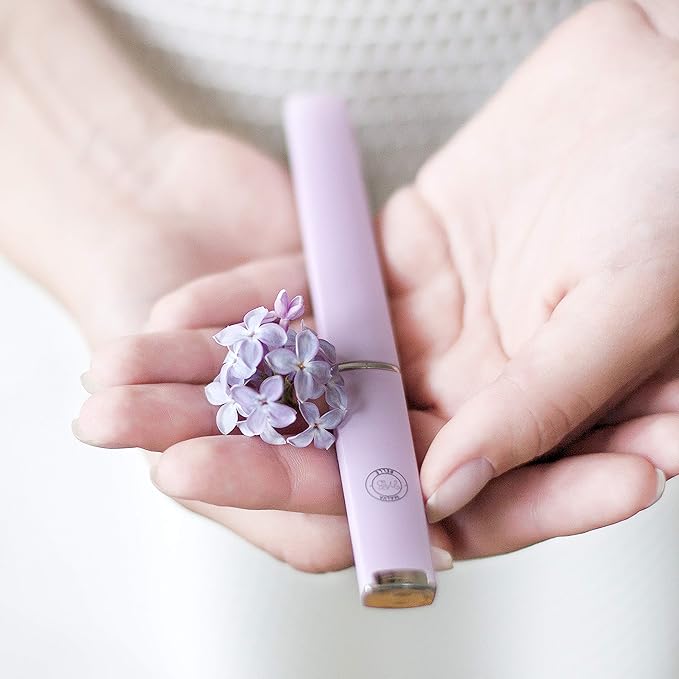 Malva Belle Best Crystal Glass Nail File for Women - File & Travel Case Set - Heavy Duty for Natural Nails, Gel - Professional Nail Shaper – Nail Care Essentials - Pastel Lilac 2mm