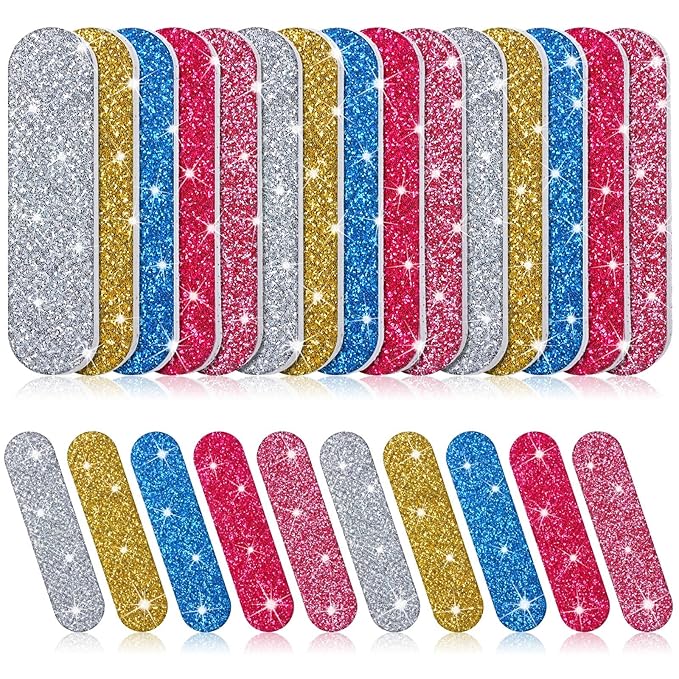 Sumind 100 Pcs Nail Files Bulk Emery Board Professional Reusable 180 Grit Double Sided Colorful Mini Fingernails Files Tools for Acrylic Buffer Manicure Home Salon Nail Shaping Buffing Smoothing Filer