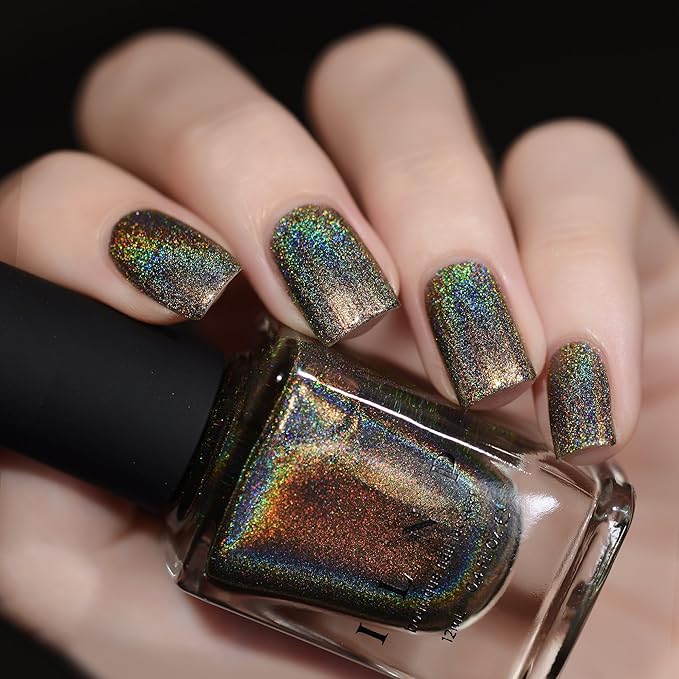 ILNP Treehouse - Rich Army Green Ultra Holographic Nail Polish