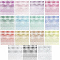 Rhinestone Stickers 2478Pcs Self Adhesive Facial Gem Stickers,4 Sizes 15 Colors for DIY Decorative Crafts, Nails, Makeup Festival, Holiday Cards
