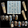 3D Egyptian Elements Gel Nail Art Mold Silicone Tools Nails Women DIY Shapes Sphinx Small Model Resin Scarab Gel Molds for Accessories Supplies