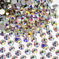 Blinginbox 1440 Pieces SS16/3.8-4mm Clear Crystal Flat Back Brilliant Round Rhinestones Glass Stones Glitter Gems Crystals Diamond (Crystal AB).