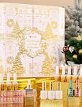 beetles Gel Polish Gilded Boutique Advent Calendar – 24 Luxury Days of Gel Nail Polish Colors, Premium Gifts Box with Cat Eye Gel, Nail Care Tools & Mini UV Lamp for Women Holiday Gifting