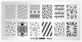 Whats Up Nails - B022 Winter Time Stamping Plate for Christmas Winter Nail Art Design