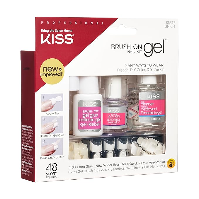 KISS Brush-On Gel Nail Kit