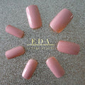 NATURAL NUDE PINK LUXE DESIGN Press On Nails Full Cover Acrylic Nail Kit Artificial Nail Tips False Nail...