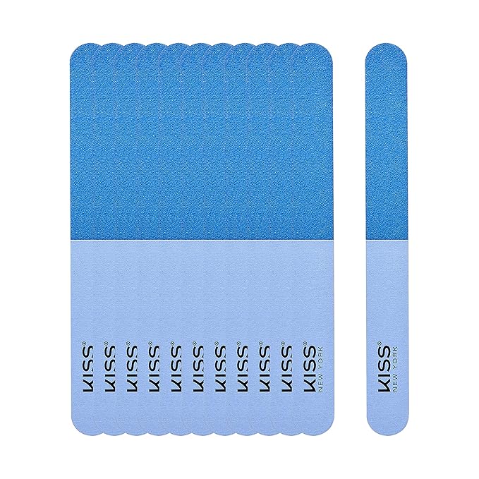KISS 4-Way Nail Shaper - 180 Medium / 240 Medium / 400 / 600 Extra Fine