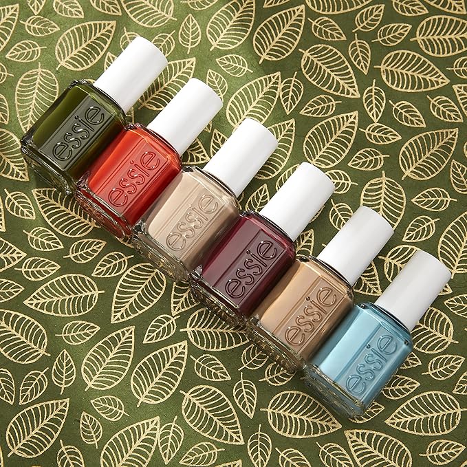 essie vegan nail polish, Off The Grid, fall 2022 collection, warm, mushroom brown