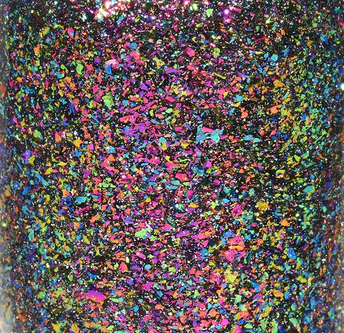 ILNP Kaleidoscope - Purple, Magenta, Green, Gold, Turquoise Ultra Chrome Color Shifting Flakie Nail Polish