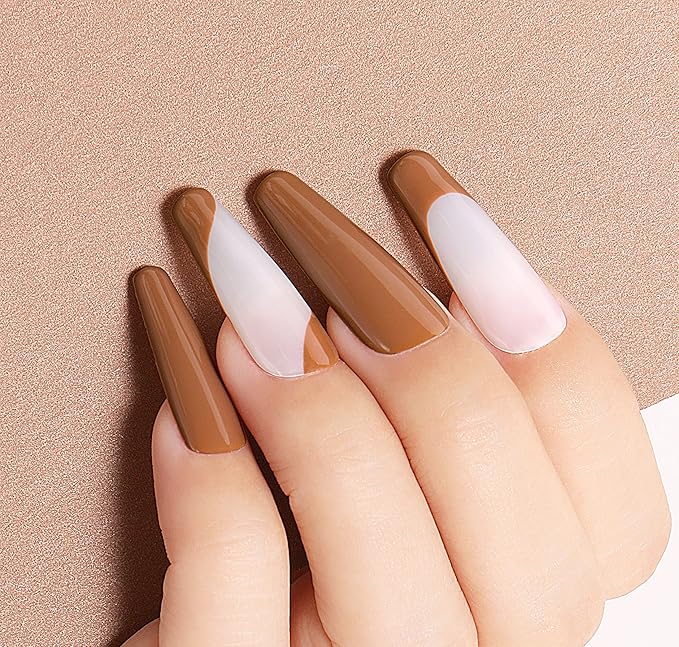 AIMEILI Soak Off U V LED Nude Brown Gel Nail Polish Color, Nudes Neutral Color Gel Kit for Halloween Nail Art Gifts for Women Mother Gift Set Of 12pcs X 8ml - Kit Set 1
